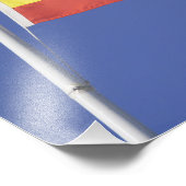 Impression Photo Drapeau espagnol RF) (Coin)