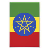 Impression Photo Drapeau éthiopien (Devant)