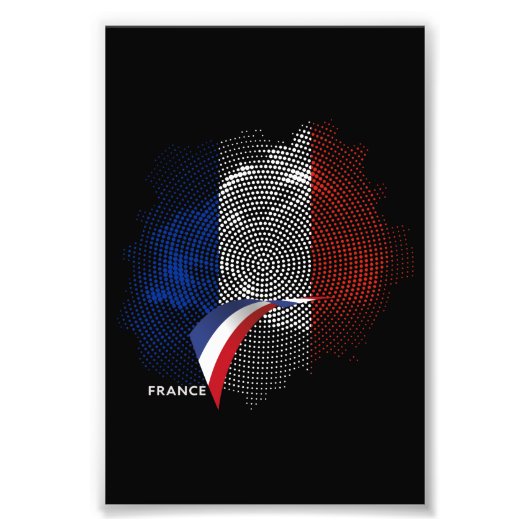 Impression Photo Drapeau français (Devant)
