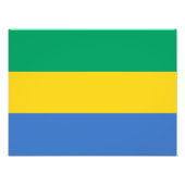Impression Photo Drapeau Gabon (Devant)