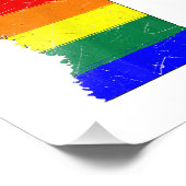 Impression Photo Drapeau Gay pride du Mississippi (Coin)