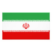 Impression Photo Drapeau Iran (Devant)