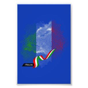 Impression Photo Drapeau italien