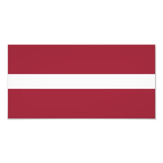 Impression Photo Drapeau Lettonie (Devant)