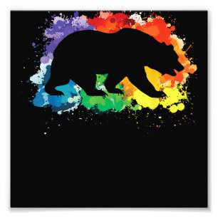 Impression Photo Drapeau LGBT Rainbow Pride Joyeuse Saint Valentin