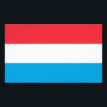 Impression Photo Drapeau Luxembourg<br><div class="desc">Drapeau patriotique du Luxembourg.</div>