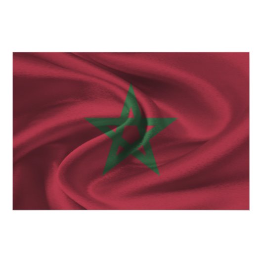 Impression Photo Drapeau Maroc (Devant)