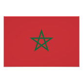 Impression Photo Drapeau Maroc (Devant)