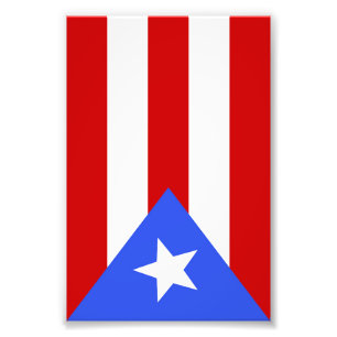 Impression Photo Drapeau Porto Rico
