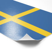 Impression Photo Drapeau suédois (Coin)