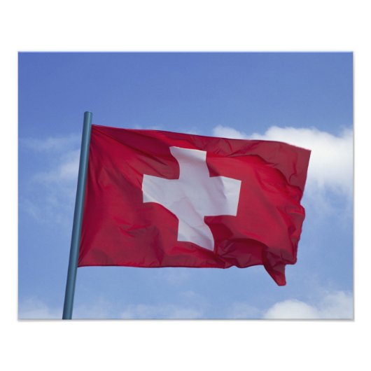 Impression Photo Drapeau suisse RF) (Devant)