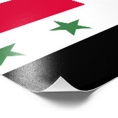 Impression Photo Drapeau syrien (Coin)