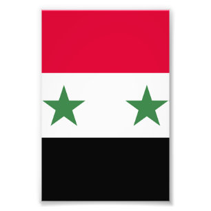 Impression Photo Drapeau syrien