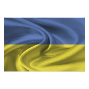 Impression Photo Drapeau Ukraine