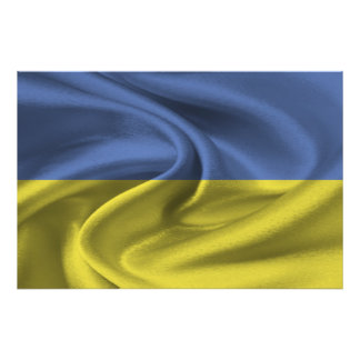 Impression Photo Drapeau Ukraine