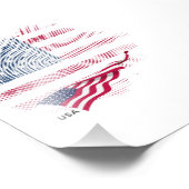 Impression Photo Drapeau USA (Coin)