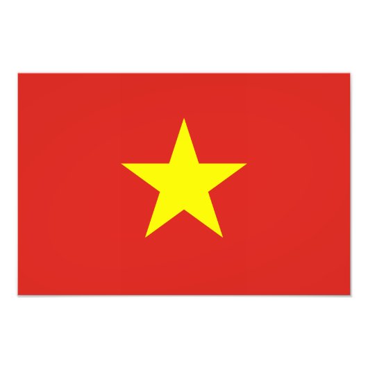 Impression Photo Drapeau vietnamien (Devant)