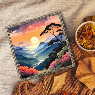 Impression Photo Dreamy Bamboo Forest Sunset