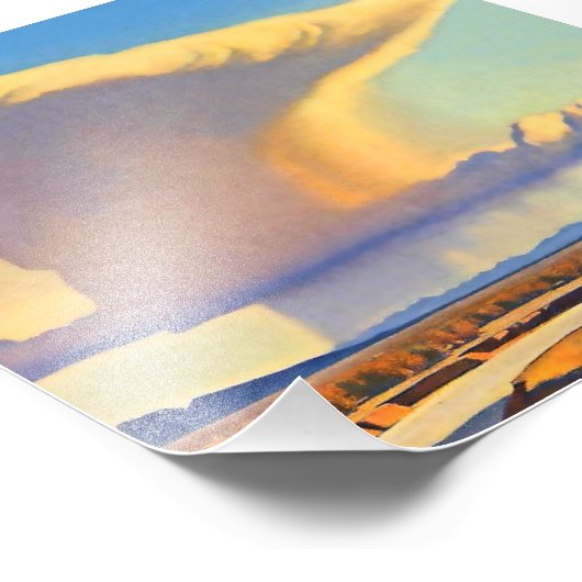 Impression Photo "Drought and Downpour" par Maynard Dixon (Coin)