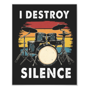 Impression Photo Drummer I Destruction Silence Drum