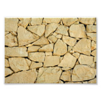 Dry stone wall