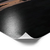 Impression photo du coucher de soleil du lac Myvat (Coin)