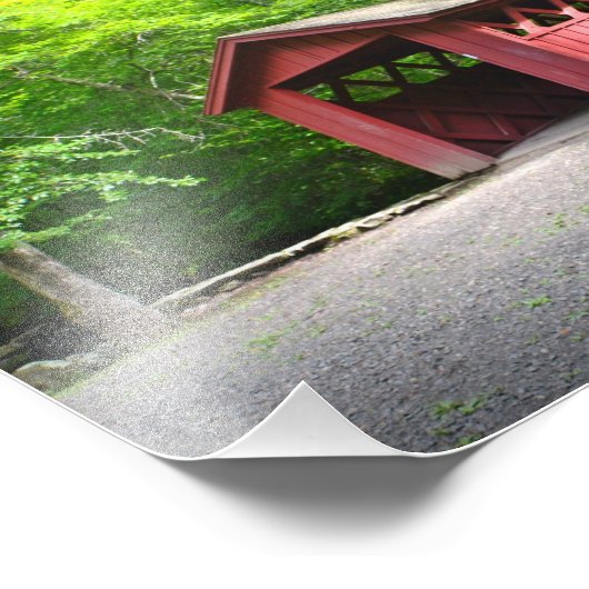 Impression photo du pont couvert (Coin)