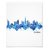 Impression Photo Dubaï Skyline Blue (Devant)