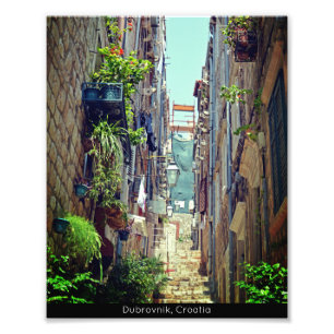 Impression Photo Dubrovnik dans la vieille ville Murs vacances