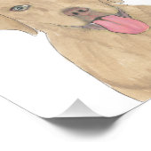 Impression Photo Dudley Labrador Art personnalisé (Coin)