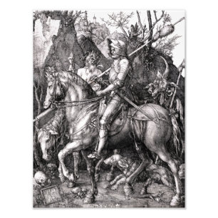 Impression Photo Durer Knight Death et le diable