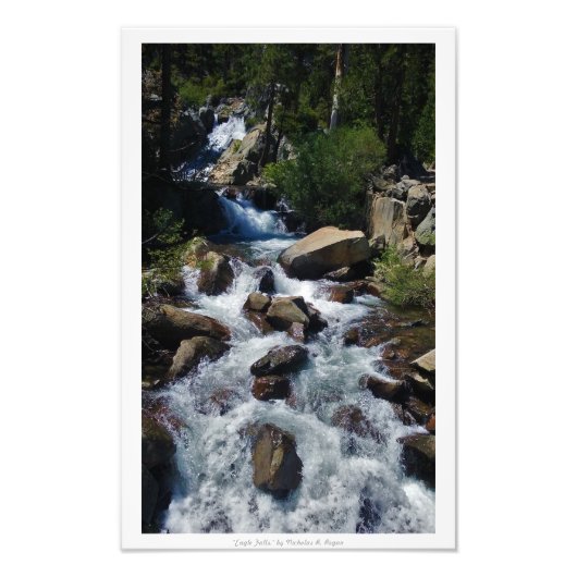 Impression Photo "Eagle Falls", Lac Tahoe Nature (Devant)