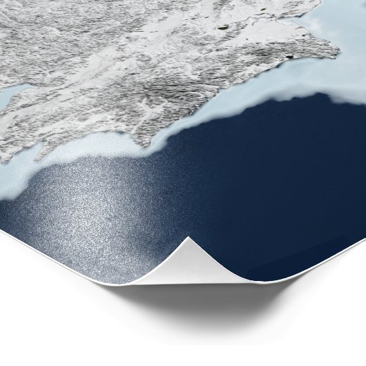 Impression Photo Eau arctique 2 (Coin)