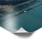 Impression Photo Eaux glaciaires de l'Alaska (Coin)