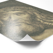 Impression Photo Ecce homo Sainte Face de Jésus (Coin)