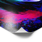 Impression Photo Éclaboussure de couleur (Coin)