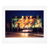 Impression Photo Éclairage de vacances à Biarritz (Devant)