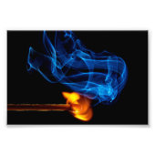 Impression Photo Éclairage, feu et fumée (Devant)