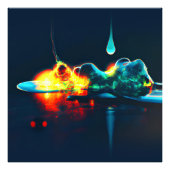 Impression Photo Éclairage Liquide (Devant)