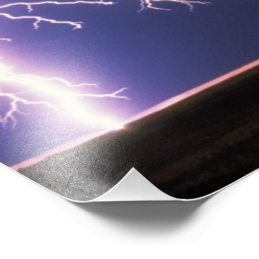 Impression Photo Éclairs. (Coin)