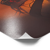Impression Photo Eclipse de Samurai - Enigmatic Warrior Art Print (Coin)