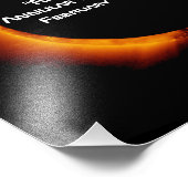 Impression Photo Éclipse solaire annulaire de 2026 (Coin)
