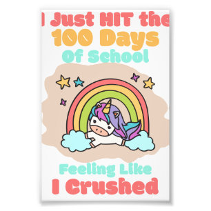 Impression Photo École de 100 jours, je viens de frapper et écrasé