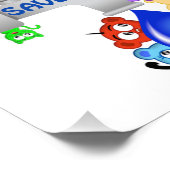 IMPRESSION PHOTO ÉCONOMISER L'EAU - PLANÈTE PEEK-A-BOO STYLE (Coin)