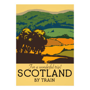 Impression Photo Ecosse "Pour un merveilleux voyage !"