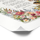 Impression Photo Écriture chrétienne citation mur art affiche (Coin)