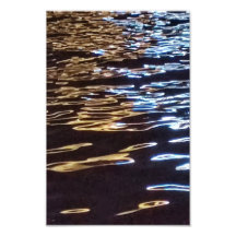 Écriture d'eau | Reflet abstrait de l'eau