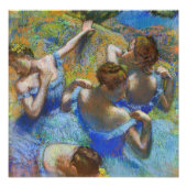 Impression Photo Edgar Degas - Danseurs Bleus (Devant)