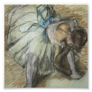 Impression Photo Edgar Degas - Danseuse Réglant Sa Chaussure