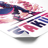 Impression Photo Edgy Sakura Warrior Bird Anime Illustration (Coin)